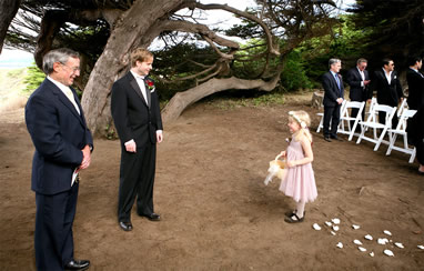 Wedding Service in Mendocino Botanical Gardens